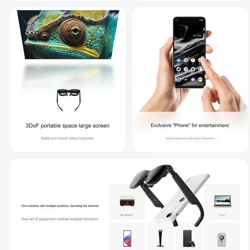 XREAL Beam Pro - Spatial Computing Projection 3D Camera Video Shooting 3DoF