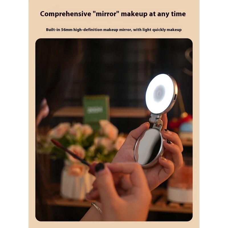 TELESIN S5 BGD 01 - Magnetic Fill Light Mini Selfie Light 3 Mode Adjustable