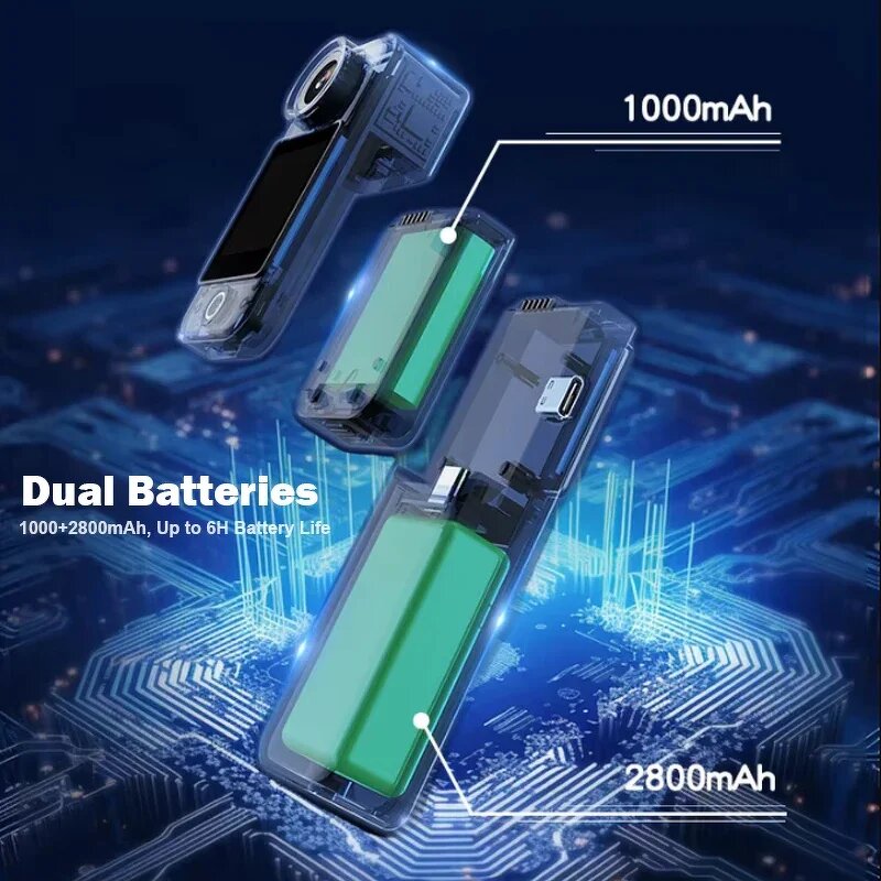 SJCAM C300 - Pocket Action Camera 4K FHD Long Battery Life 30M Waterproof