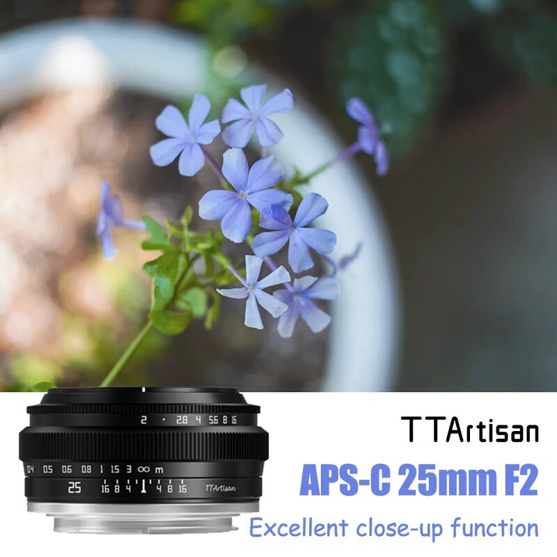 TTArtisan APS-C 25mm F2 - Camera Lens for Humanity Photography