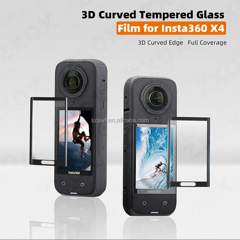 Insta360 X4 Tempered Glass Screen Protector - Anti-scratch 9HD Protective Films