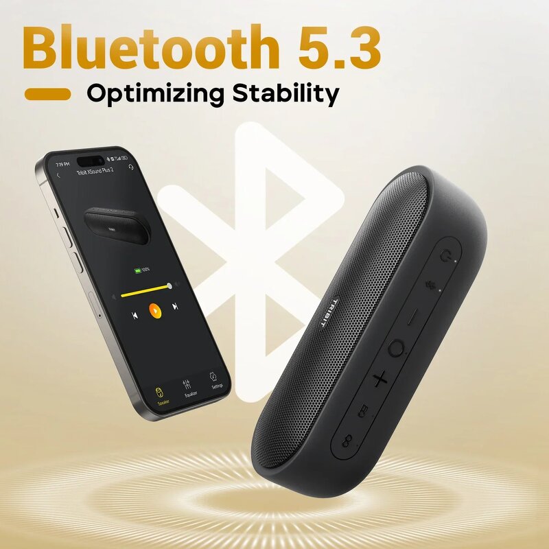 TRIBIT XSound Plus 2 - Portable Bluetooth Speaker 30W Power IPX7 Waterproof
