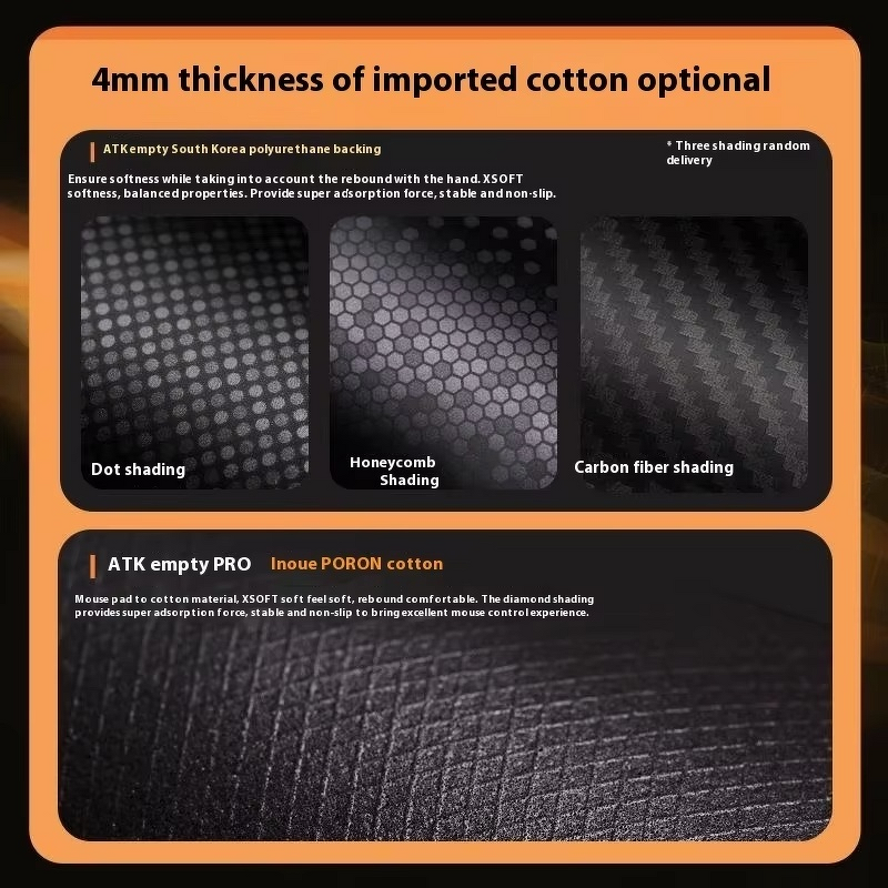 Atk Kong Xsoft - Esports Rubber Mouse Pad Anti Slip Pad Desktop Gaming Gears