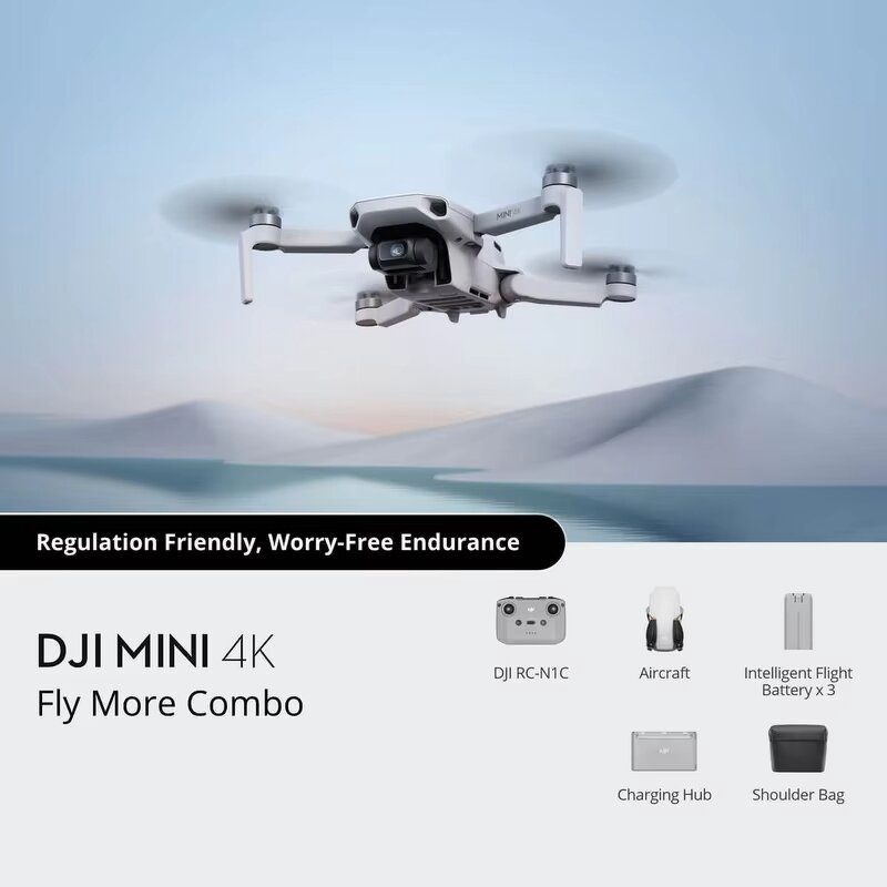 DJI Mini 4K Drone - DJI Mini 4K Fly More Combo Brand New 1-Year Warranty