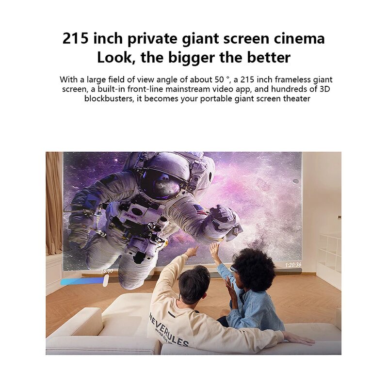 ROKID Max - AR Smart Glasses 3D Game Viewing Glasses Portable Mobile Computer