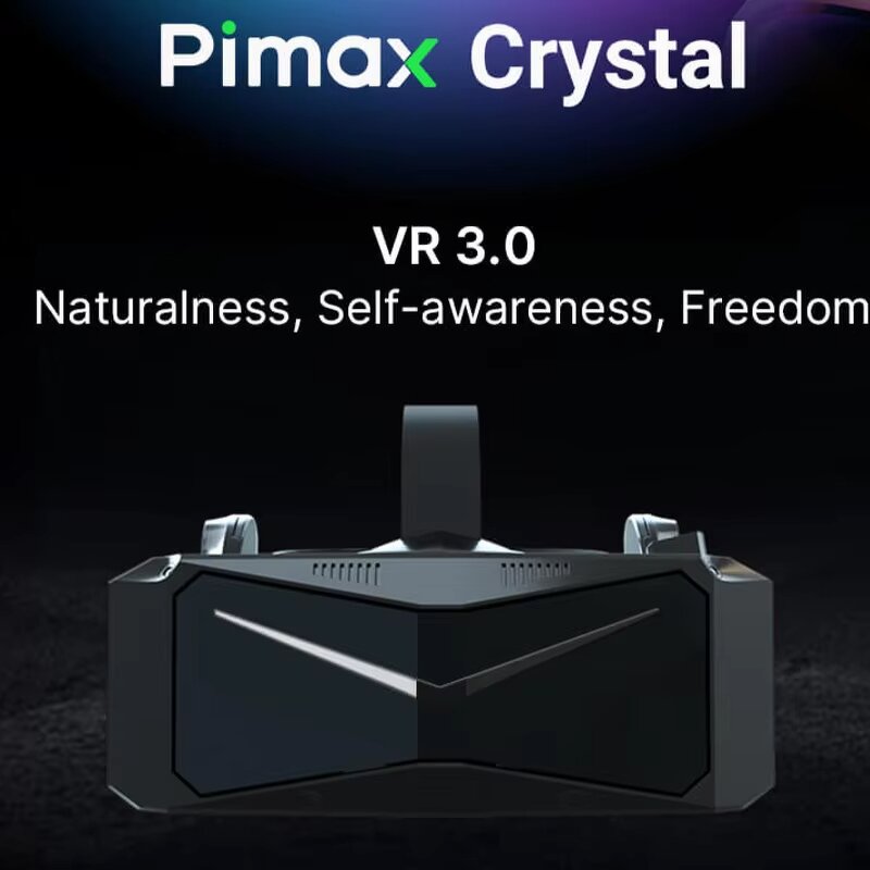 Pi Max Crystal - VR Headset 12K QLED Display All in One 6Dof Eyes Tracking