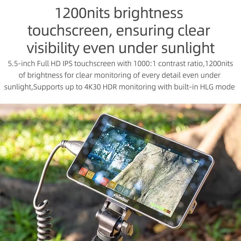 Shimbol M5 - 5.5 Inch 1200nit Ultra Bright Full HD Screen 4K30 3D LUT HDMI