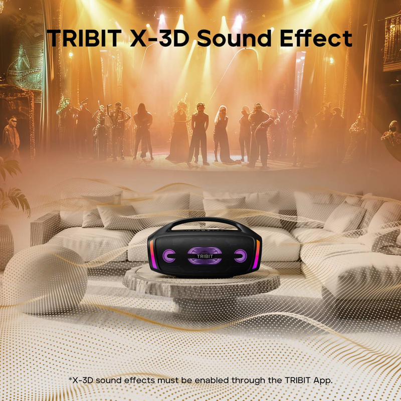 TRIBIT StormBox Blast 2 - Speaker 200W Subwoofer Outdoor IP67 Party Speaker
