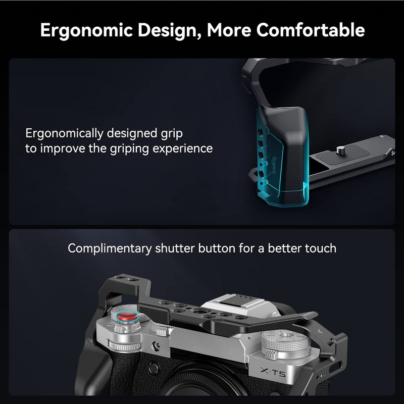 SmallRig Retro Handheld Cage Kit - for FUJIFILM X-T5 Multifunctional