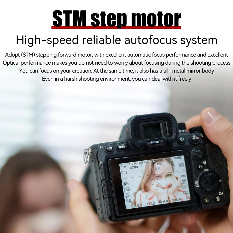 7artisans 50mm F1.8 STM - Auto Focus Full-Frame Large Aperture Standard Prime Lens