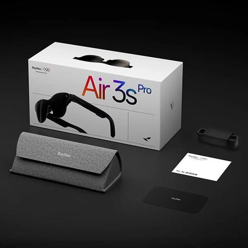 RayNeo Air 3S Pro - Smart AR Glasses Micro 1200nits OLED 1980P Screen 3D