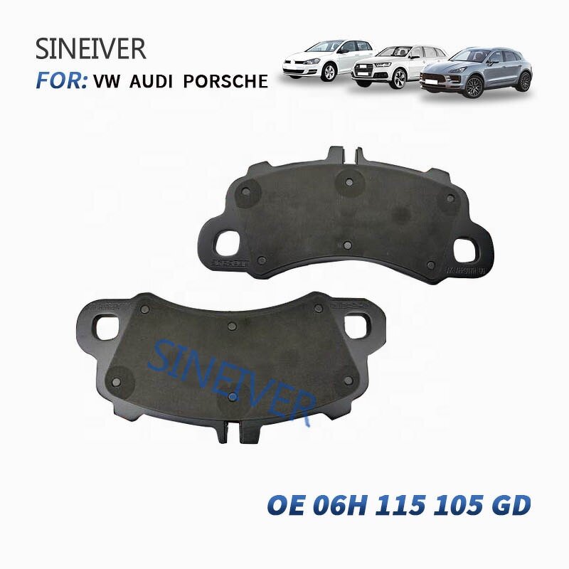 Semi-Metallic Brake Pads Manufacturer - New Version 9Y0698151AN for Porsche Cayenne 2019 Braking System