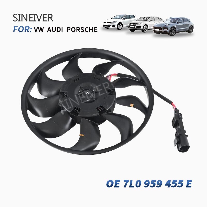 Radiator Fan Manufacturer - For Volkswagen Touareg Audi Q7 7L0959455E 7L0959455B
