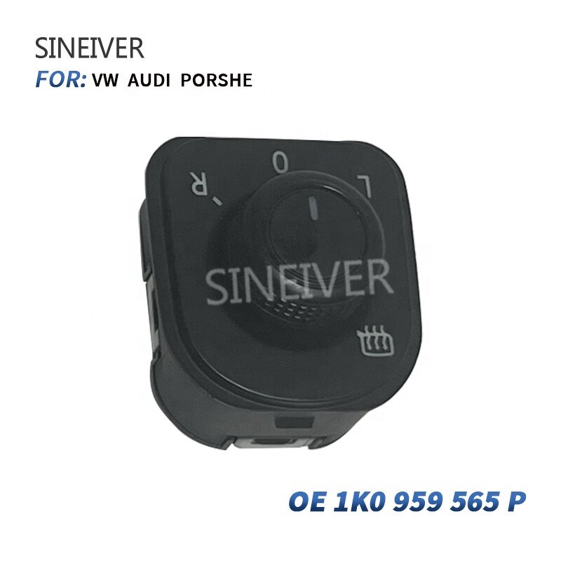 Electric Rearview Mirror Switch Manufacturer - For Seat Alhambra 2005-2007 1K0959565P Adjustment Knob