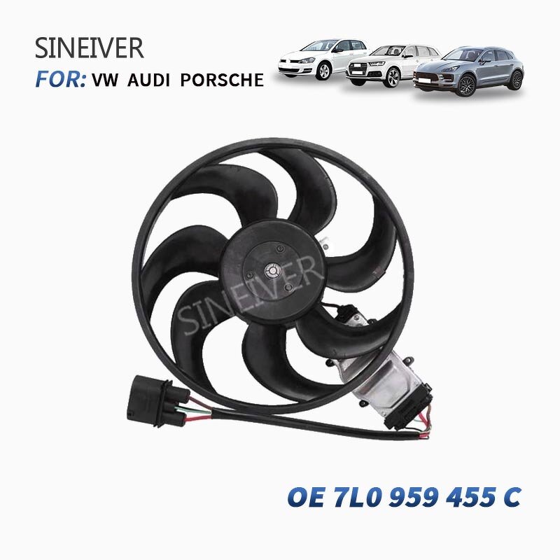 Radiator Fan Manufacturer - For Volkswagen Touareg Audi Q7 7L0959455E 7L0959455B