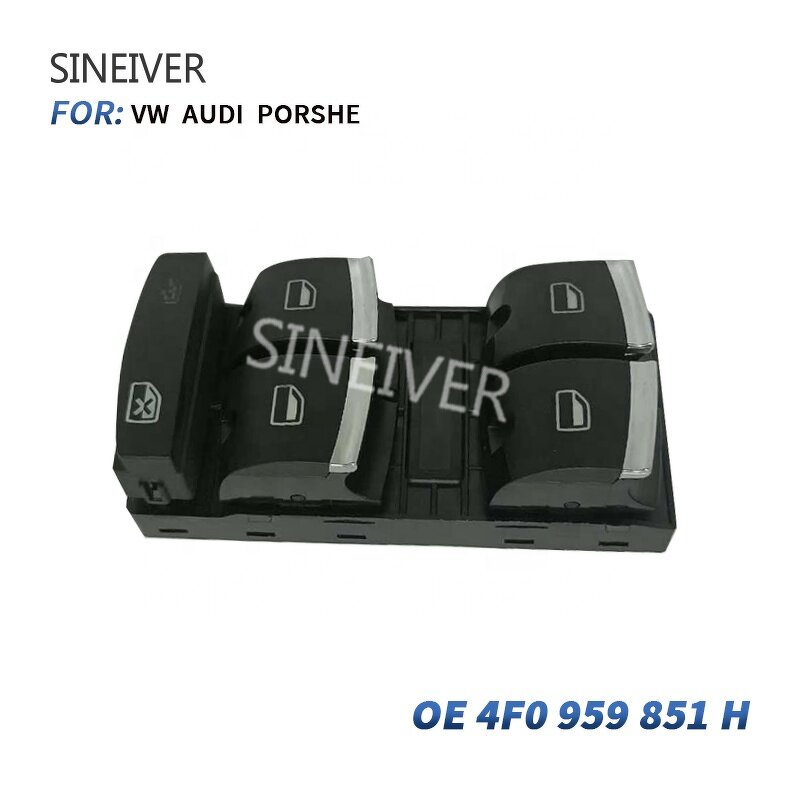 Electric Window Lifter Switch Manufacturer - SINEIVER High Quality 4F0959851H 4F0 959 851H for Audi A3 Q7