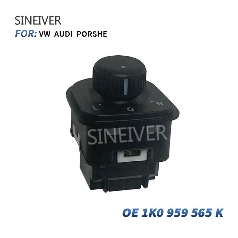 Rearview Mirror Adjustment Switch Manufacturer - Original Factory VW Seat 1K0 959 565K 1K095965K 1K0959565F