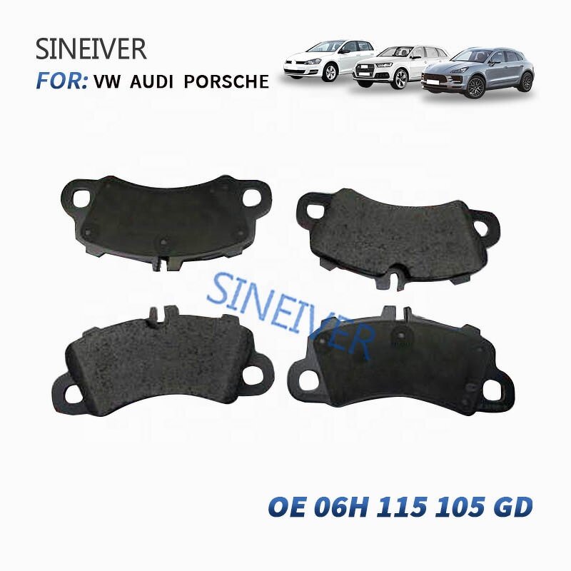 Semi-Metallic Brake Pads Manufacturer - New Version 9Y0698151AN for Porsche Cayenne 2019 Braking System