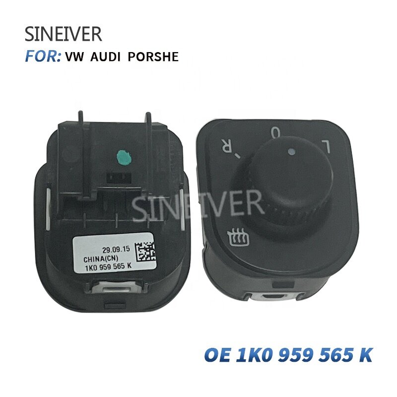 Rearview Mirror Adjustment Switch Manufacturer - Original Factory VW Seat 1K0 959 565K 1K095965K 1K0959565F