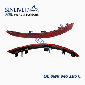 Rear Bumper Reflector Manufacturer - For Audi A4 2016-2022 8W0945105C 8W0945106C Reflector Lights