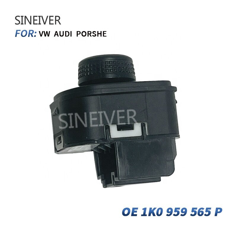 Electric Rearview Mirror Switch Manufacturer - For Seat Alhambra 2005-2007 1K0959565P Adjustment Knob