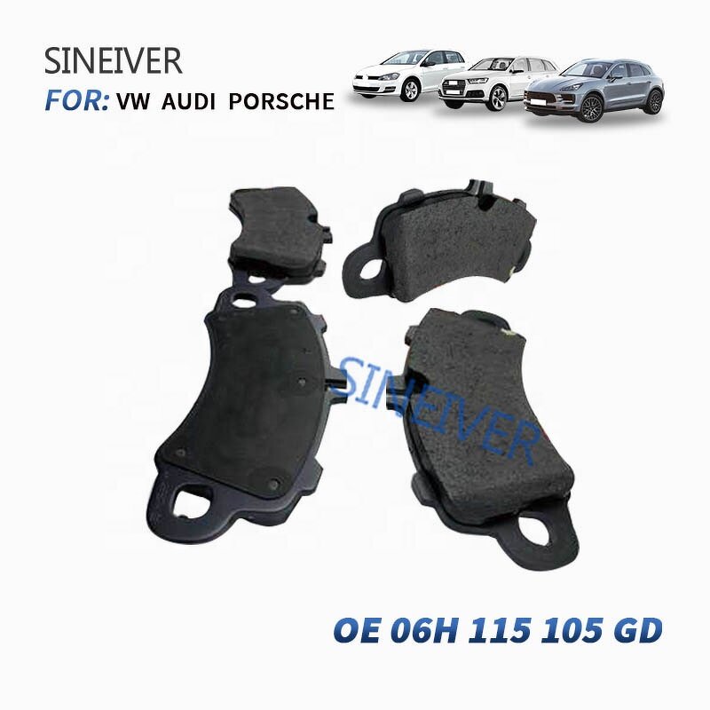 Semi-Metallic Brake Pads Manufacturer - New Version 9Y0698151AN for Porsche Cayenne 2019 Braking System