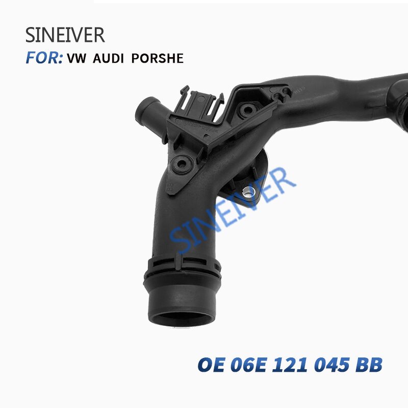 Engine Coolant Pipe Assembly Manufacturer - For VW Touareg 06E121045BB 06E121045AK Automatic Cooling System