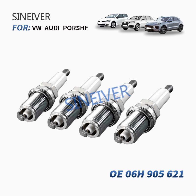 Engine Spark Plug Manufacturer - For Audi A1 A3 A4 A5 A6 A8 Q3 VW Golf Passat 06H905621 06H905621A