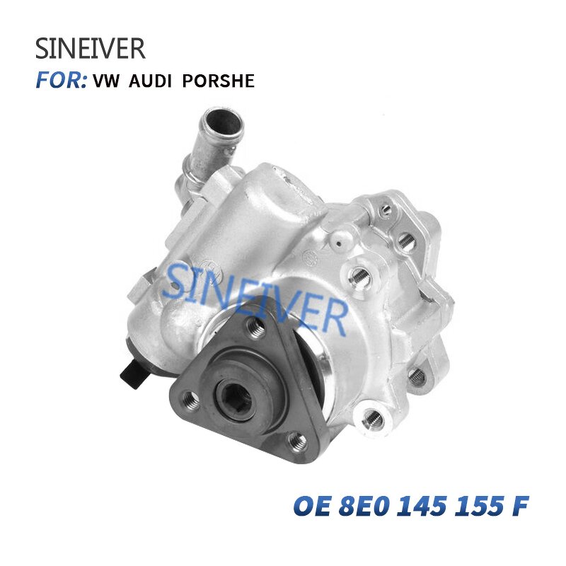 Power Steering Pump Manufacturer - SINEIVER For Audi A4 B6/B7 2002-2009 8E0 145 155 F 1 Year Warranty