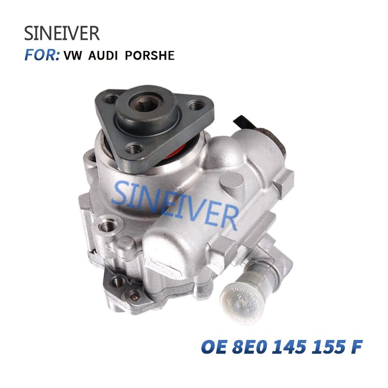 Power Steering Pump Manufacturer - SINEIVER For Audi A4 B6/B7 2002-2009 8E0 145 155 F 1 Year Warranty