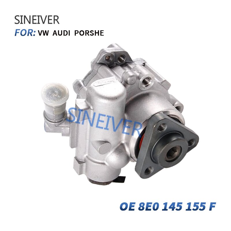 Power Steering Pump Manufacturer - SINEIVER For Audi A4 B6/B7 2002-2009 8E0 145 155 F 1 Year Warranty