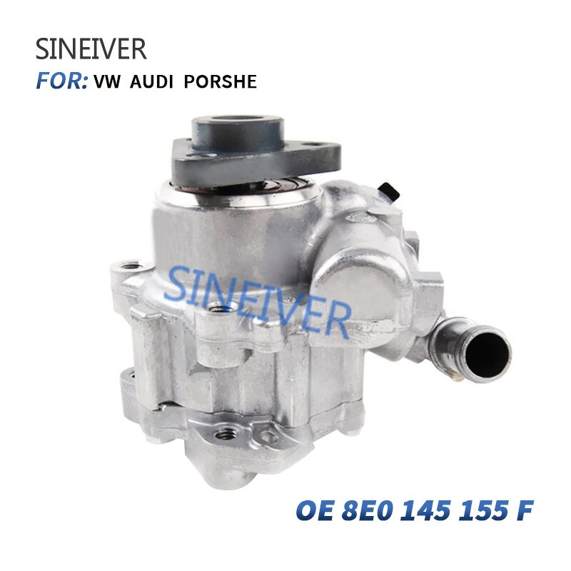 Power Steering Pump Manufacturer - SINEIVER For Audi A4 B6/B7 2002-2009 8E0 145 155 F 1 Year Warranty