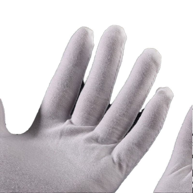 Sleep Cotton Gloves Manufacturer - Hot Selling Breathable Cosmetic Beauty Eczema-Friendly White
