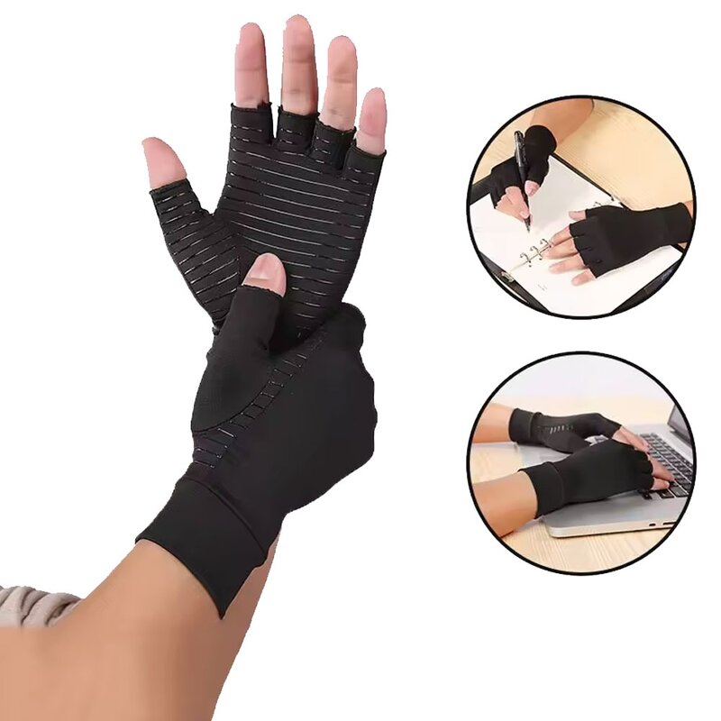 Copper Arthritis Compression Gloves Manufacturer - for Hand Pain Relief Outdoor Sports Cycling Fitness Weightlifting