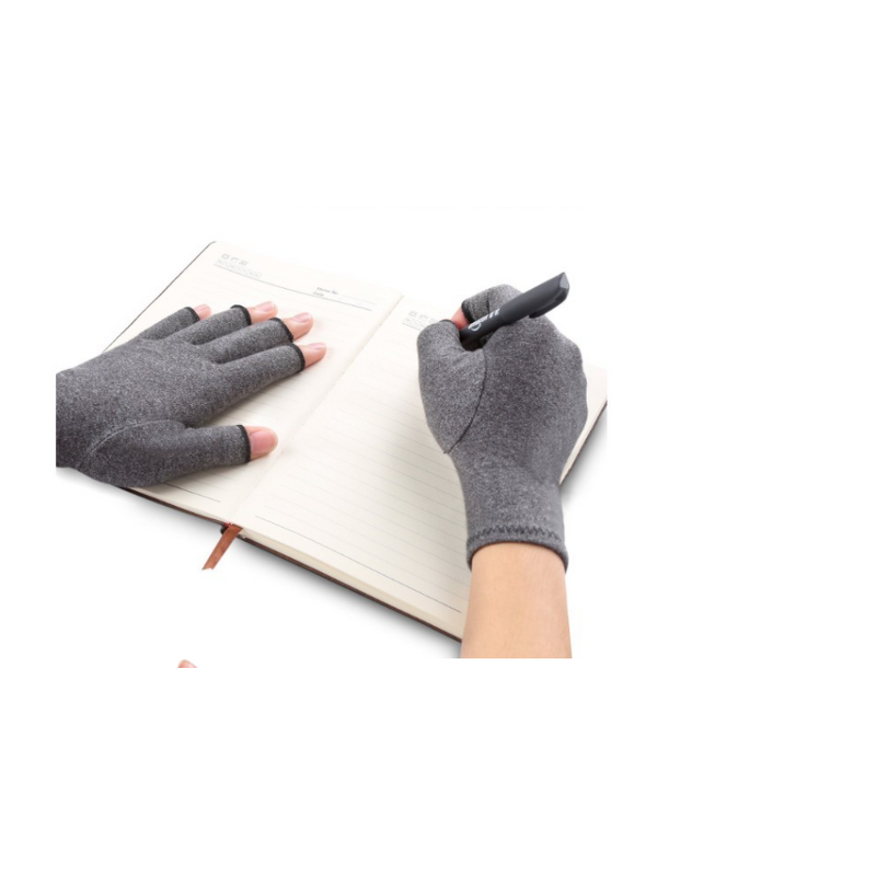Arthritis Compression Gloves Manufacturer - Custom Color Half Finger Therapy for Joint Strain Relief