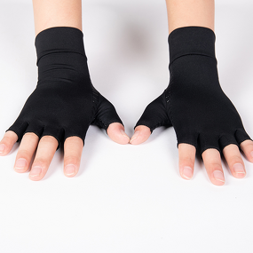 Magnetic Therapy Gloves Manufacturer - Custom Service Half Finger Copper Compression for Arthritis