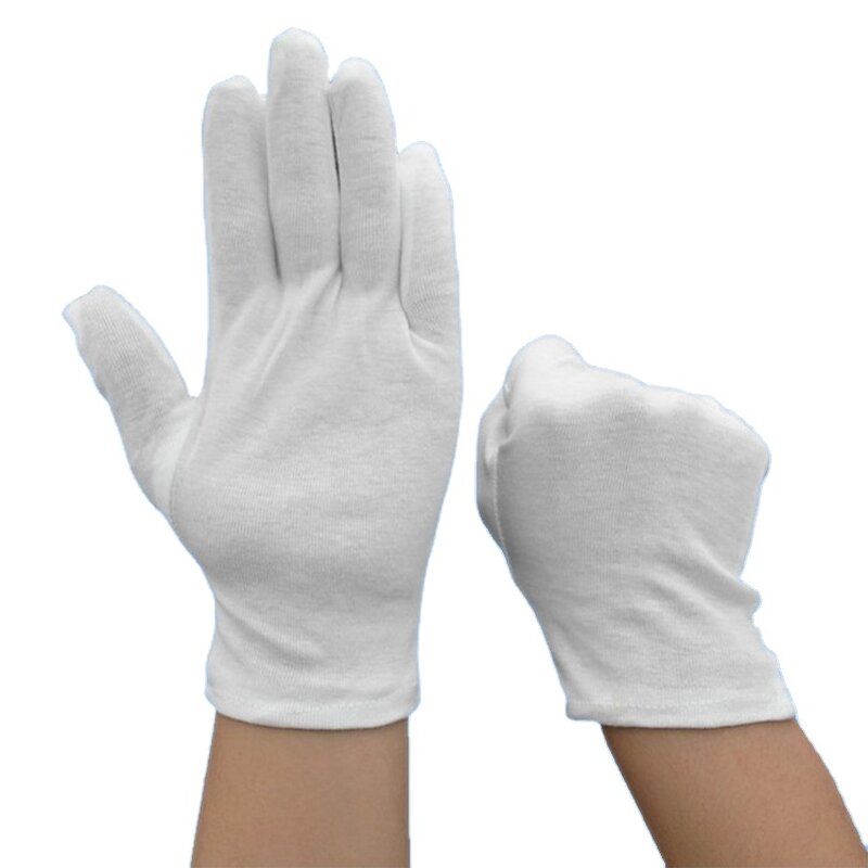 Sleep Cotton Gloves Manufacturer - Hot Selling Breathable Cosmetic Beauty Eczema-Friendly White