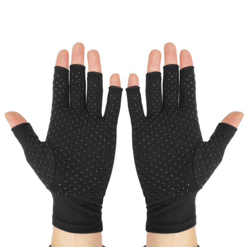 Arthritis Compression Gloves Manufacturer - Multifunctional Black Anti-Slip Breathable with Dot Glue