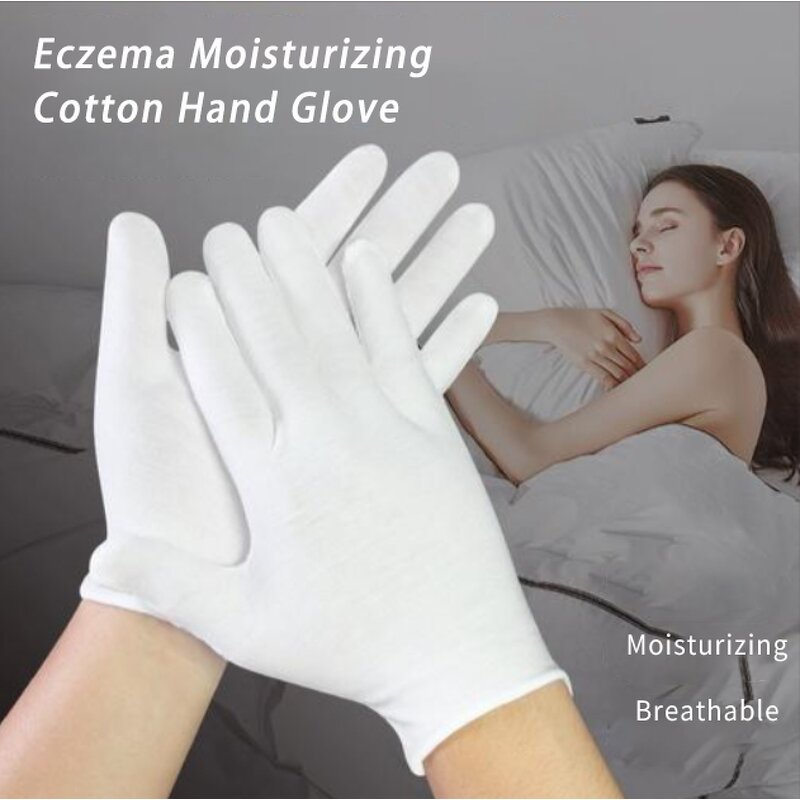 Sleep Cotton Gloves Manufacturer - Wholesale Price Breathable Cosmetic Beauty Eczema-Friendly