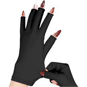 UV Protection Gloves - UPF50+ for Manicures with Gel Nail Lamp Hand Protection