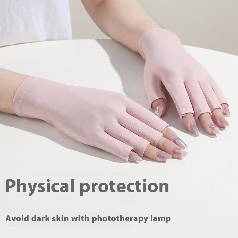 Women's Sun Gloves - Ice Silk UV Protection Skin-Friendly Non-Slip