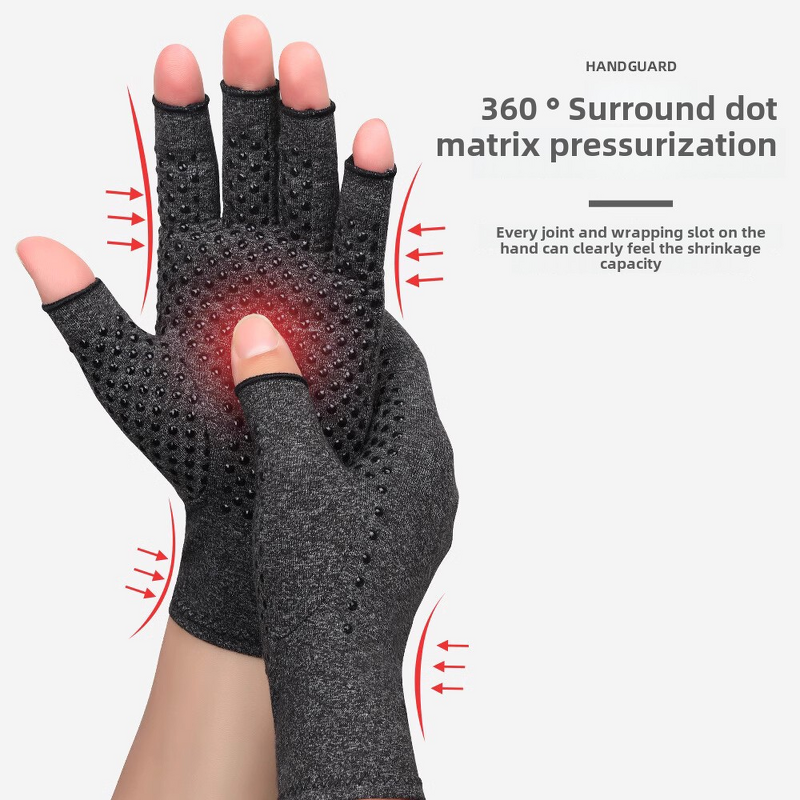 Half-Finger Cycling Gloves - Soft Breathable Anti-Slip for Arthritis Riding
