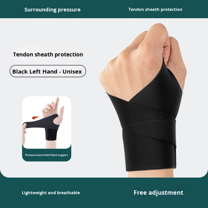 Wrist Support Brace - Breathable Spandex for Tennis Badminton Fitness