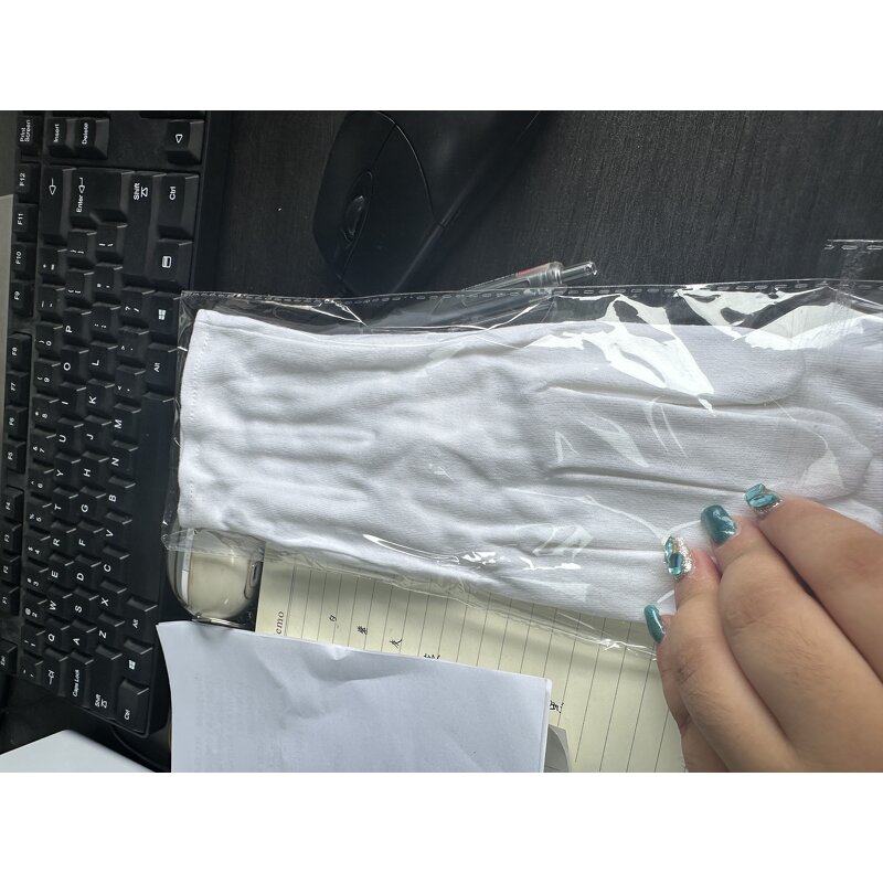 Cotton Gloves - Full-Finger for Industrial Work Safety Hand Protection