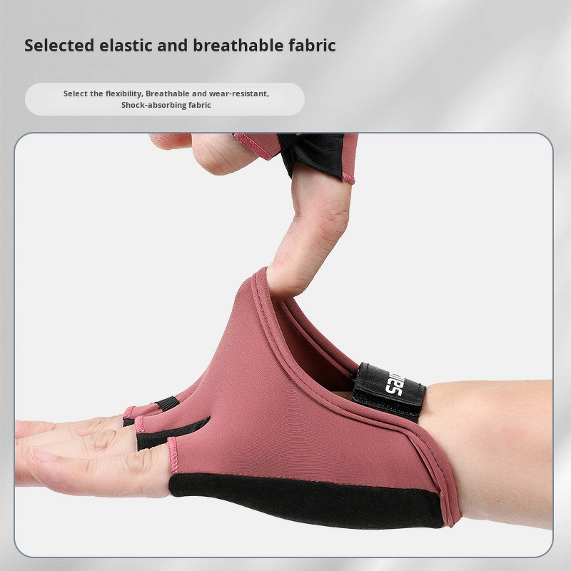 Fitness Gloves - Half-Finger Flexible Polyester Wear-Resistant Non-Slip