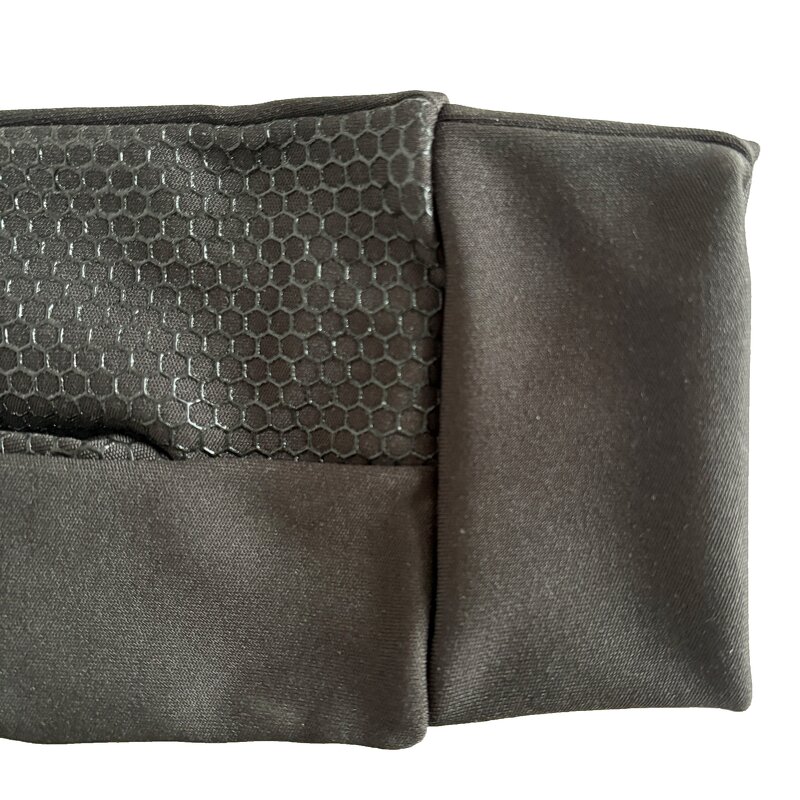 Safety Gloves - Full-Finger Warm Anti-Slip for Winter Sports Black Polyester