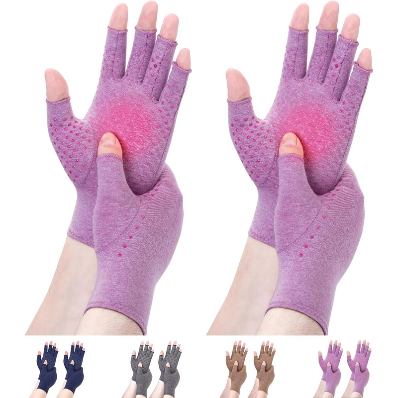 Cycling Gloves - Half-Finger Compression Breathable Anti-Slip for Arthritis