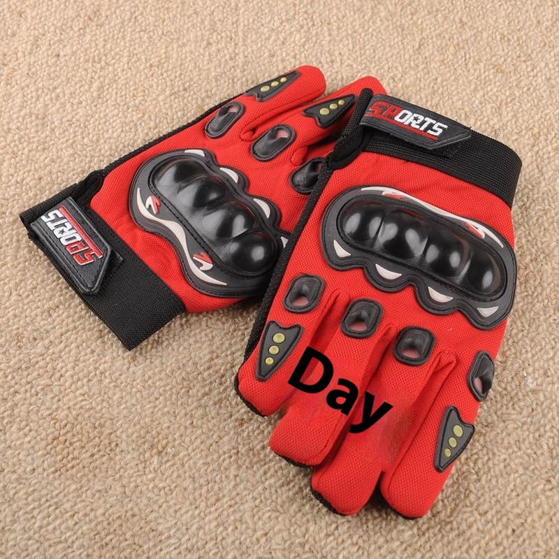 Riding Gloves - Full-Finger Hard-Shell for Off-Road Cycling & Motorcycle