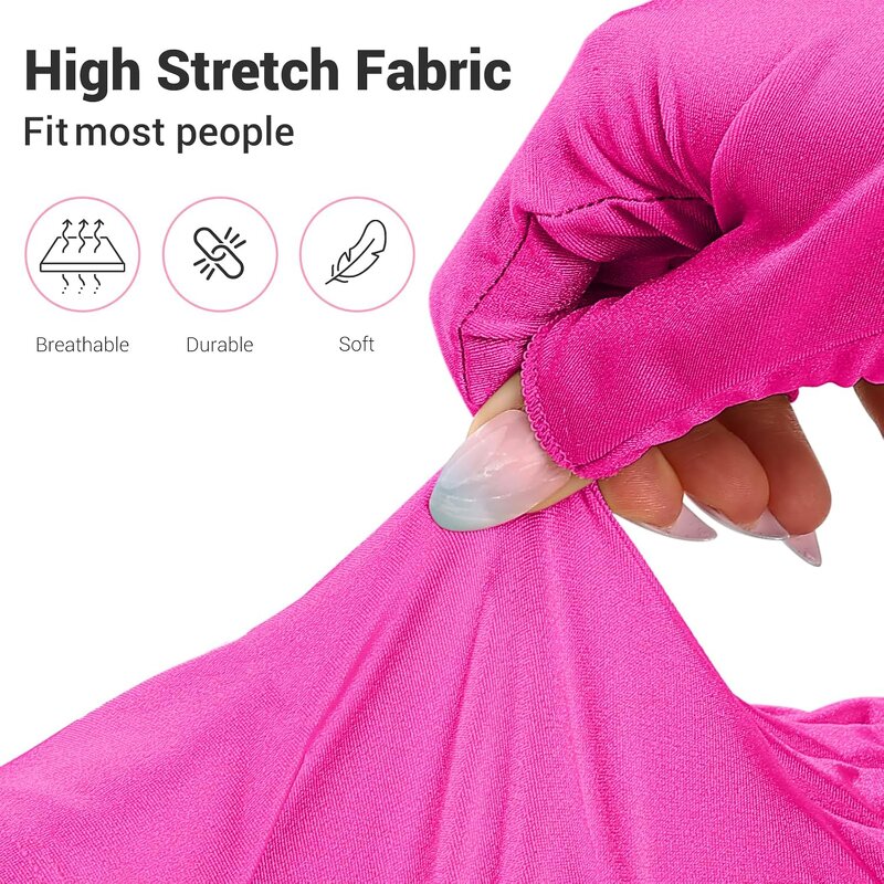 UV Protective Nail Gloves - Lightweight UPF50+ Flexible for Gel Manicures
