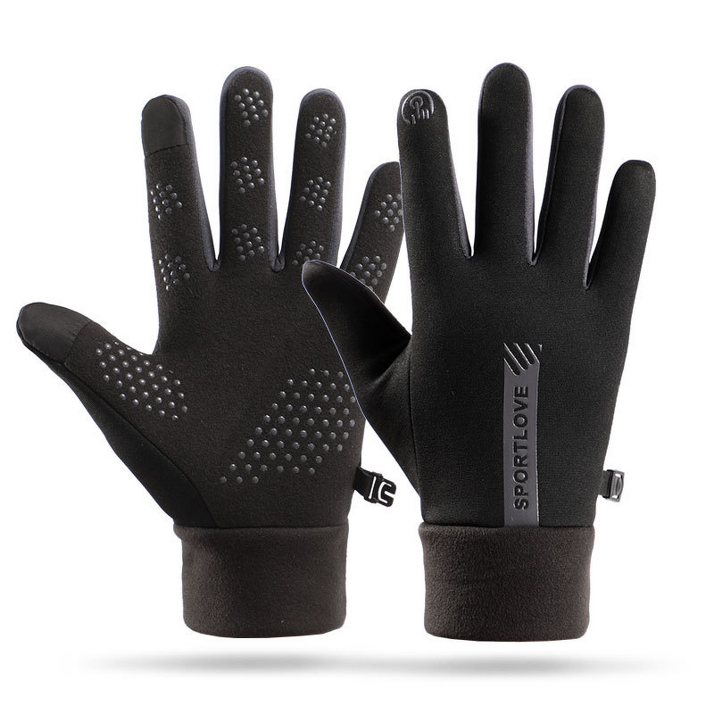Cycling Gloves - Men's Women's Winter Warm Windproof Non-Slip Touchscreen